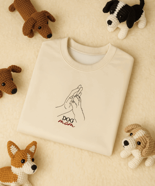Buzo marfil Ref. Dog Mom